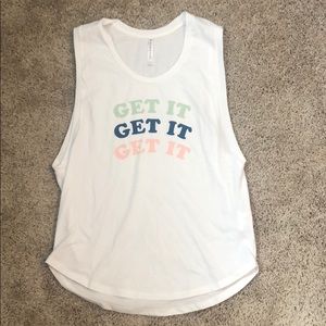 💰 3/$25 Size XXS white Fabletics muscle tank